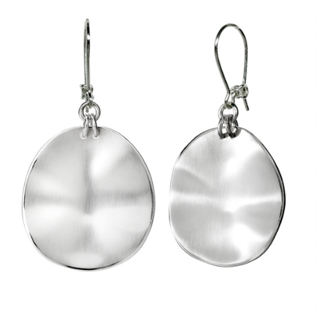 MATSU | Sterling Silver Luna Disc Earrings