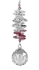 Woodstock Chimes | Crystal Grand Cascade, Pink
