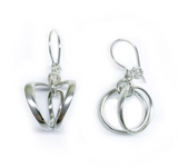 MATSU | Sterling Silver Mobius Earrings