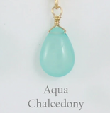 Diane Rodger | Satellite Gemstone Solo Necklace - Gold Fill