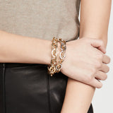 Shashi | Chain of Command Bracelet (gold & silver)