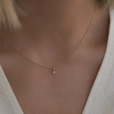 Birthstone Necklace - Opal
