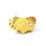 Brass Elephant Bowl