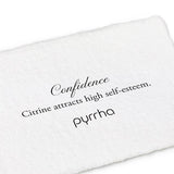Pyrrha | Sterling Silver Confidence Citrine Capped Attraction Charm