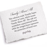 Family Above All Sterling Silver Talisman Necklace