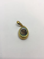 Gurhan | 24K Gold One Of A Kind Italian Micro Mosaic Pendant