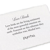 Pyrrha | "Love Birds" Sterling Silver Talisman Necklace