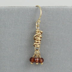 Dianne Rodger | Gemstone and Twist Earrings - Gold Fill