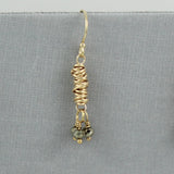 Dianne Rodger | Gemstone and Twist Earrings - Gold Fill