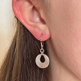 Matsu Peacock Disc Earrings