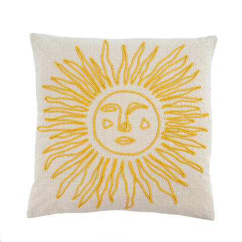 Indaba | Sun Pillow, yellow