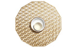 Chilewich Pressed Kaleidoscope Placemat - Brass