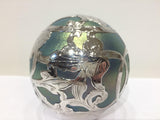 Sterling Silver & Blown Glass Paper Weight