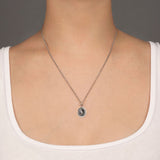 Watch Over Me Sterling Silver Talisman Necklace