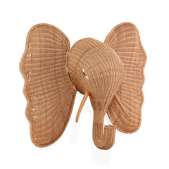 Jonathan Adler | Wicker Elephant Wall Art